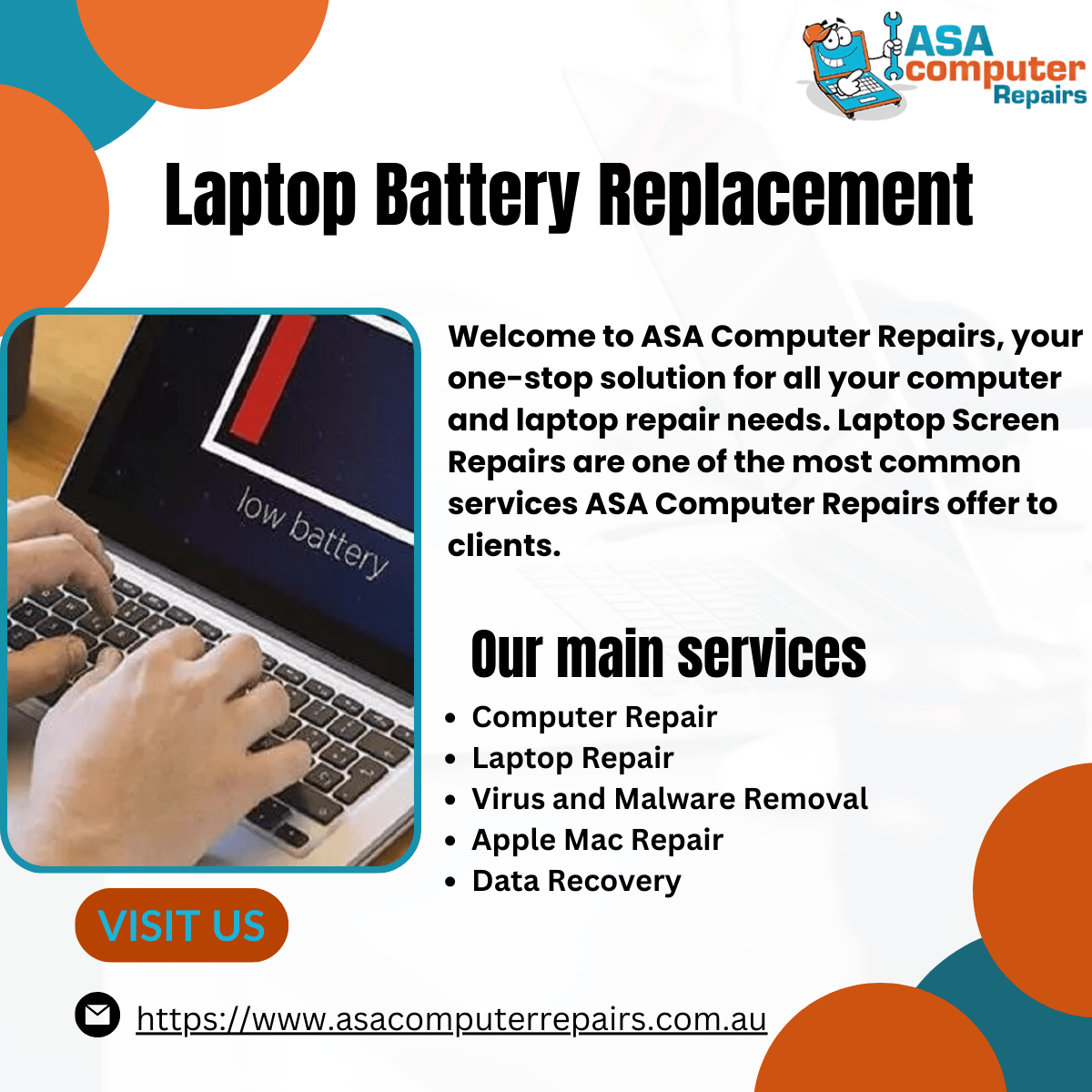 Laptop Battery Replacement