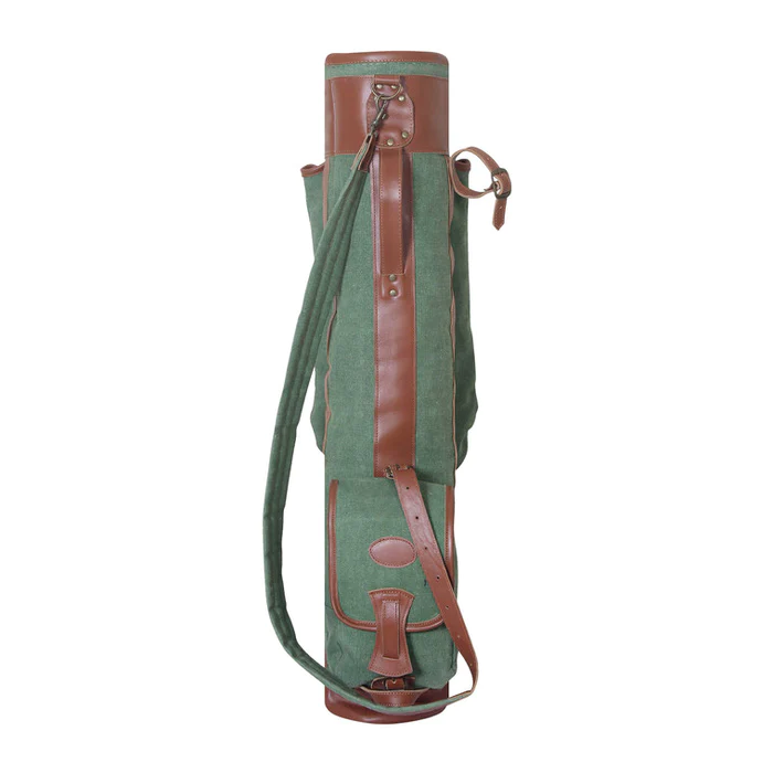 Waxed Canvas Golf Bag, Leather Sunday Golf Bag, Leather Golf Bags