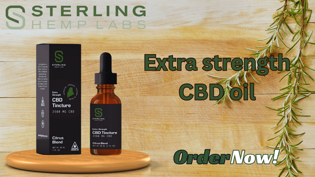 Extra strength CBD oil