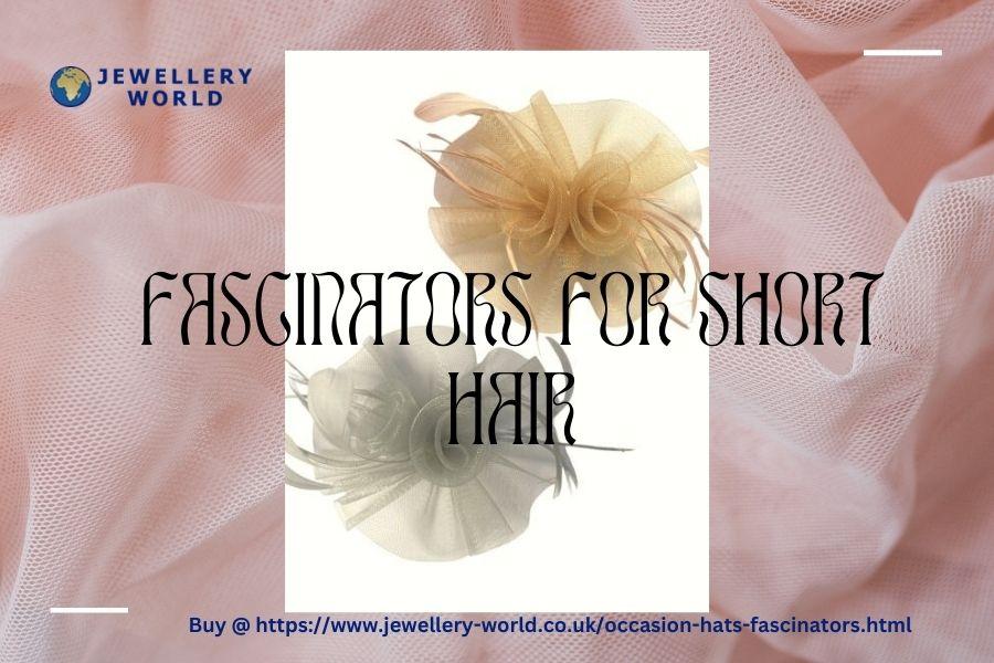 fascinators for short hair